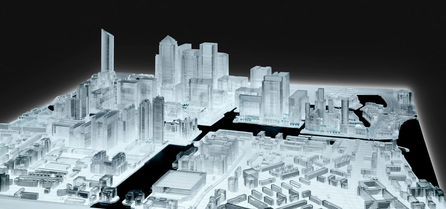 Maqueta: Canary Wharf London
